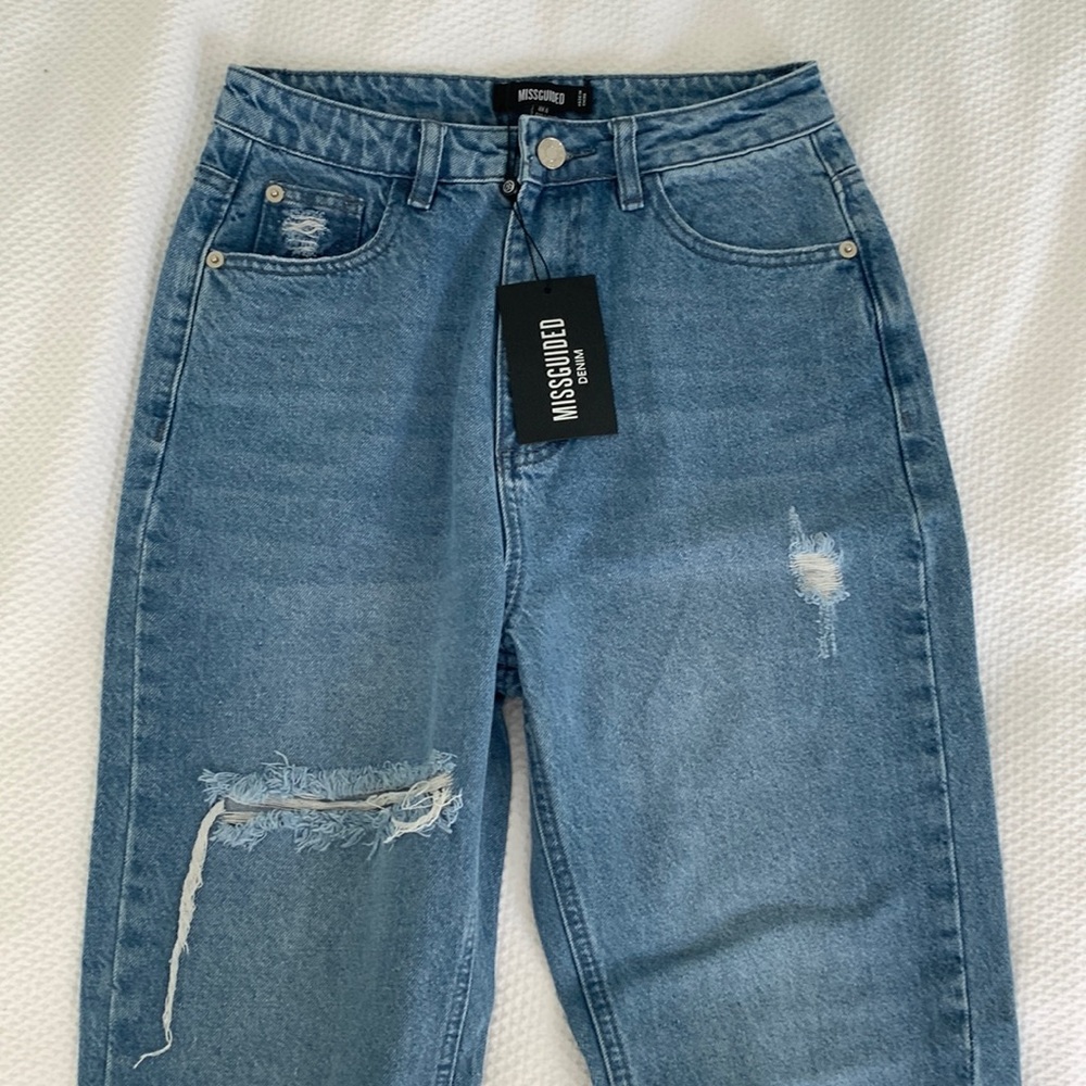 Missguided distressed jeans